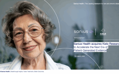 Sanius Health Acquires Kielo Research to Power the Next Era of Patient-Generated Evidence